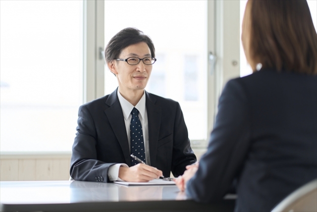 定着支援での相談の様子